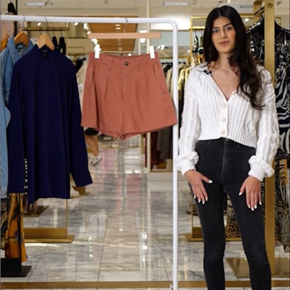 Madewell Drape-weave Tailored Shorts - Picture 6 of 9